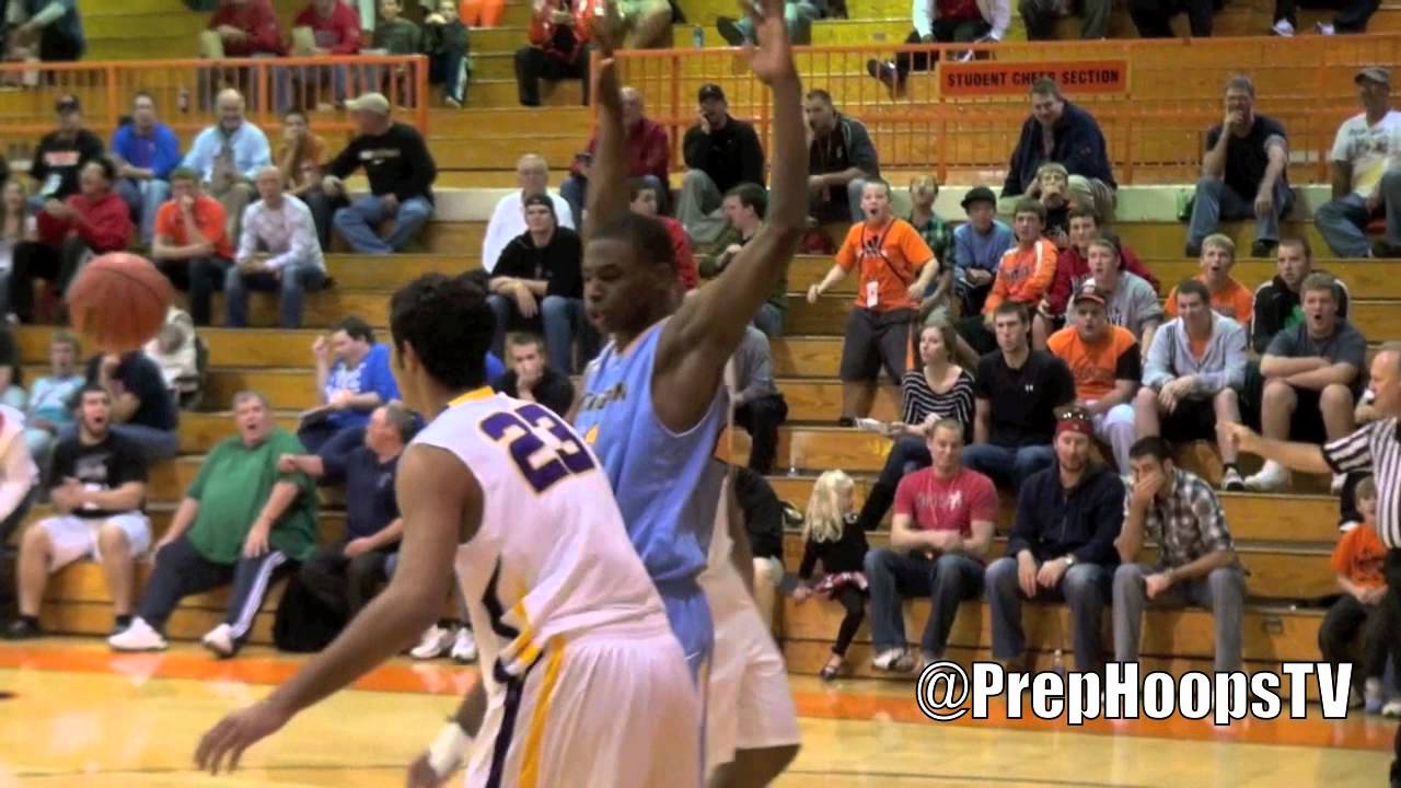 Andrew Wiggins Huntington Prep DUNKS all over defender at the Tournament of Champions