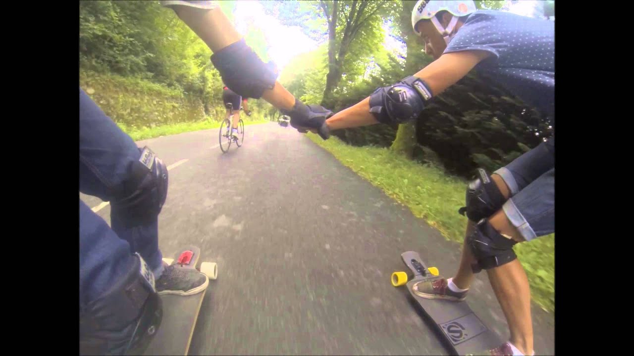 RAW RUN - Col des ares \\ longboard