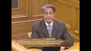 June 29, 2012 Special Ethics Commission Meeting Part 1
