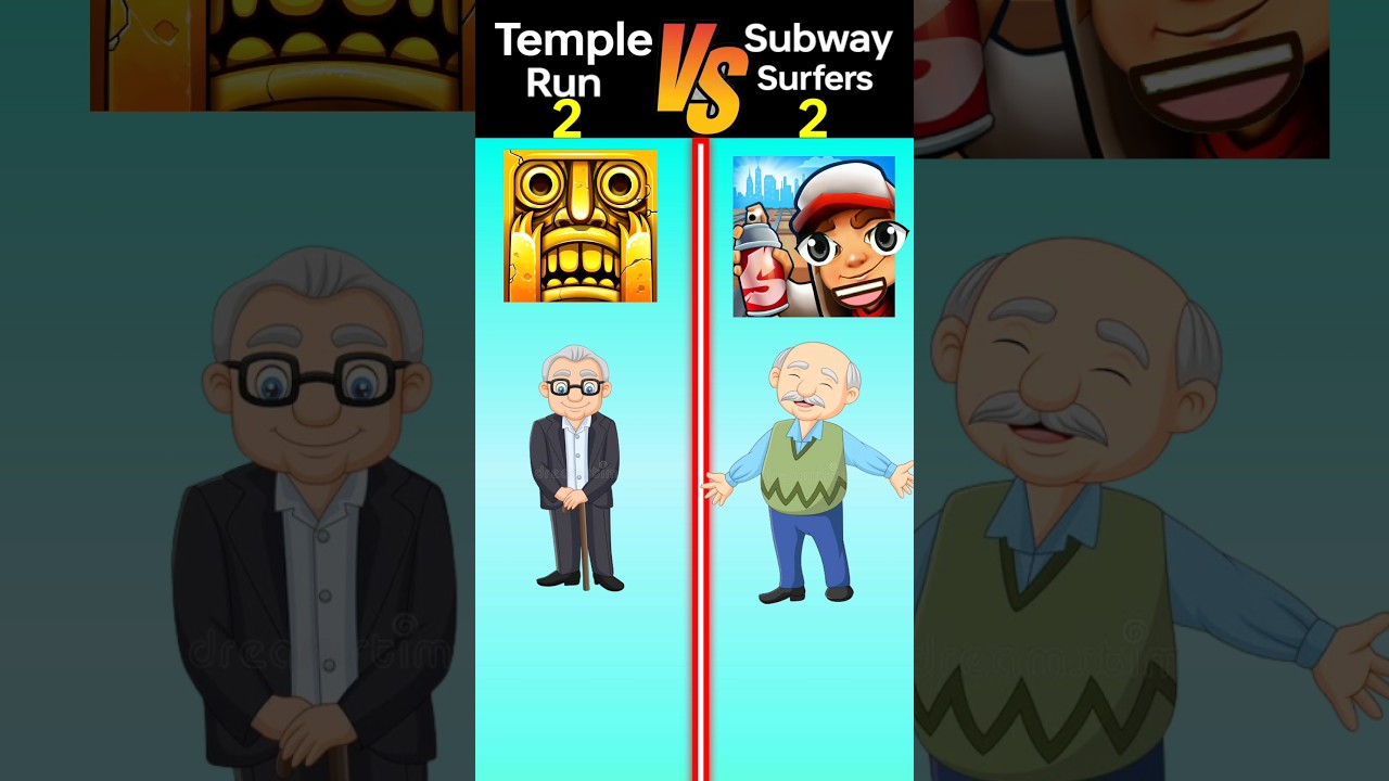 Temple run Vs Subway surfers ❓