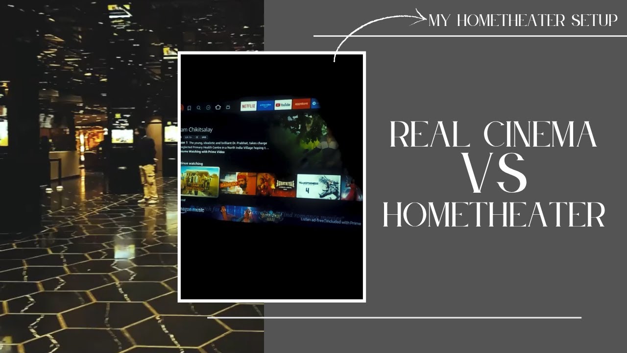 Real Cinema vs My Home Cinema | I Made My Own Cinema at Home