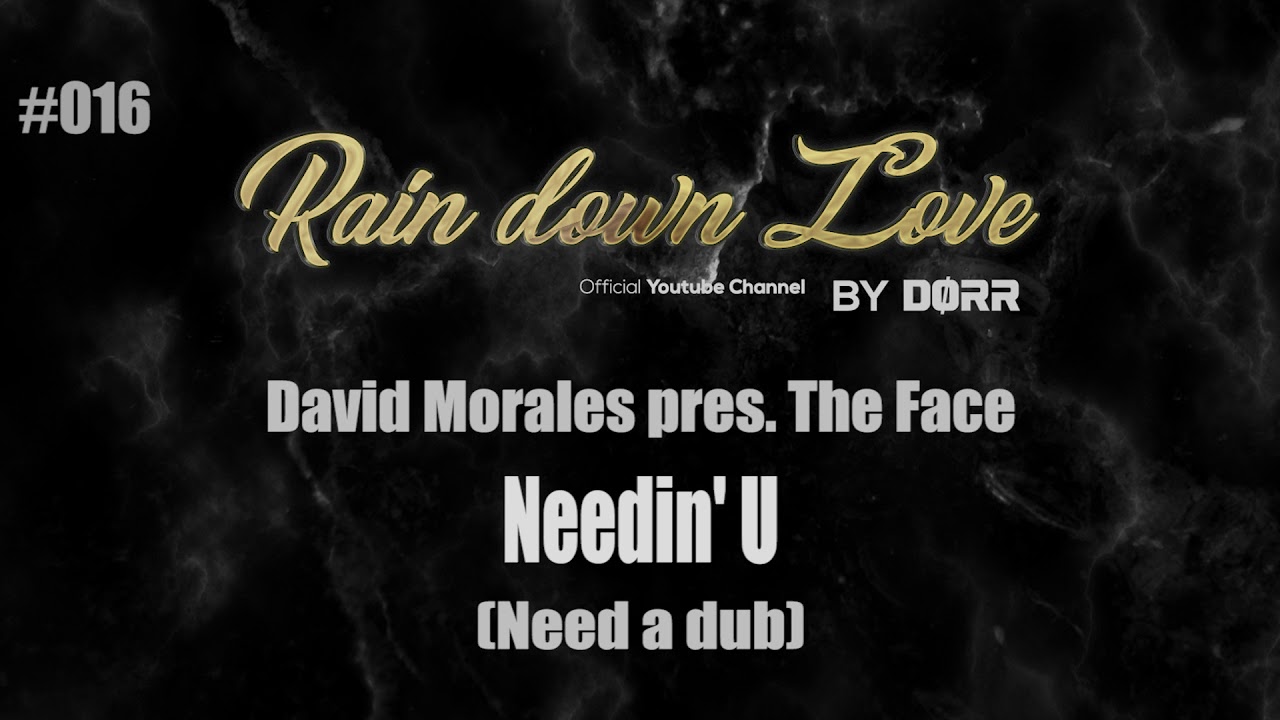 016 - David Morales presents The Face - Needin´ U (Need a dub
