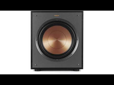 Klipsch R-100SW 10" Subwoofer, Incredibly Deep Bass and an All-digital Amplifier