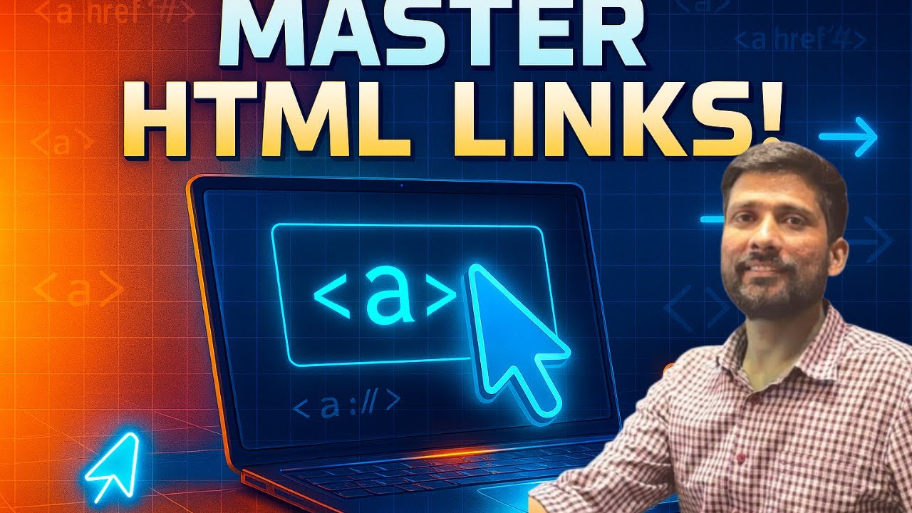 Master HTML Links & Navigation: Hyperlinks, Anchor Tags, and Page Linking Tutorial 2025
