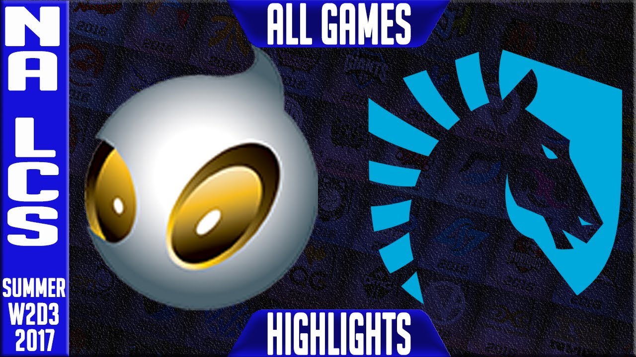 Dignitas vs Team Liquid Highlights ALL GAMES | NA LCS Week 2 Day 3 Summer 2017 | DIG vs TL