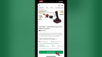 UNITHOR - how to back Kickstarter project on mobile app #shorts