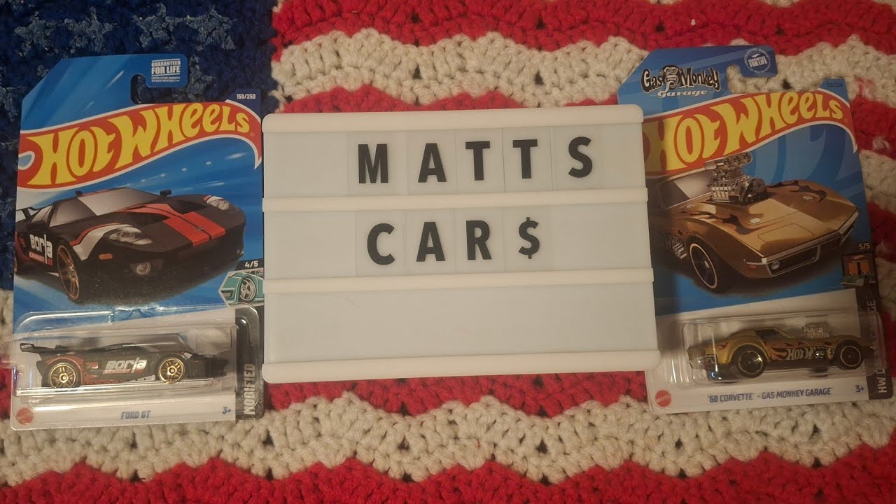 Some new cars and a old car 