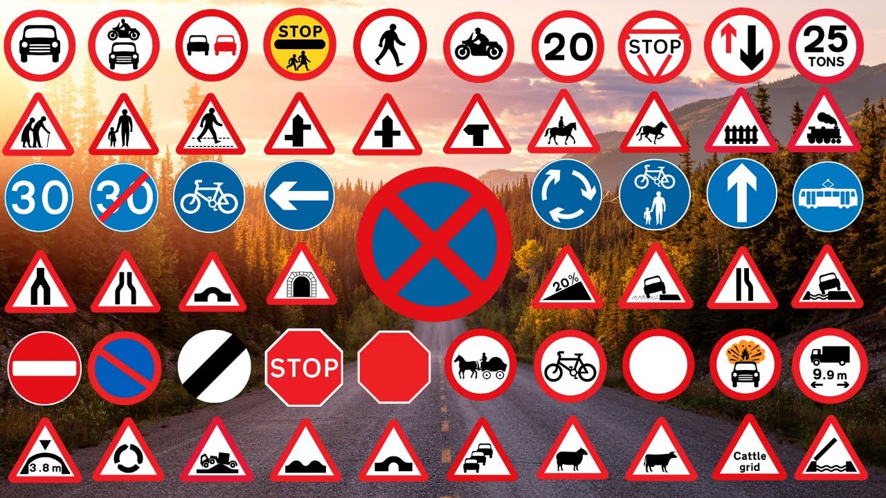 30 важных дорожных знаков, которые нужно знать перед поездкой | Объяснение дорожных знаков