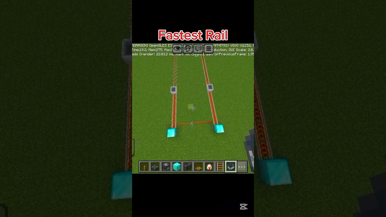 THIS TRAIN IS CRAZY FAST 😱🚄Can anyone beat this speed in Minecraft?Like 👍 + Subscribe 🔔 for Part 2!