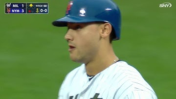 MIL@NYM: Conforto rips an RBI double to right