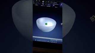 Making Bowl using AutoCAD Software #autocad #autocadblocks #cad #shorts
