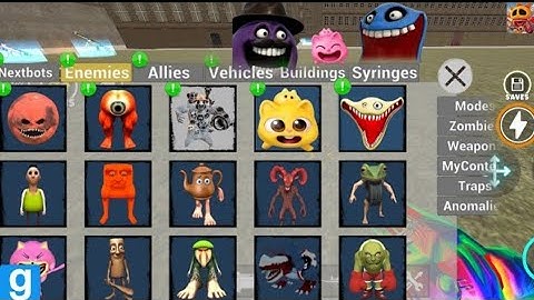 XNextbots in playground mod updated new ninimo hungry snake hungry worm tok tok chasing nextbots