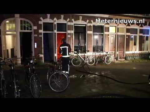 Brand in studentenwoning