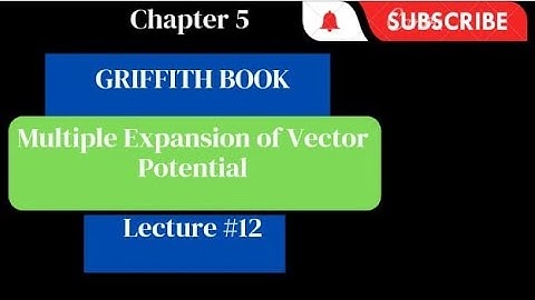 Multipole Expansion of Vector potential. lec12