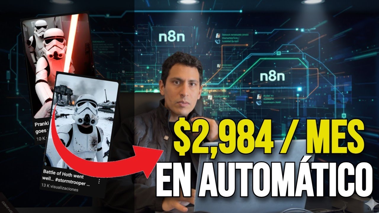 SHORTS VIRALES INFINITOS con N8N (Plantilla GRATIS)