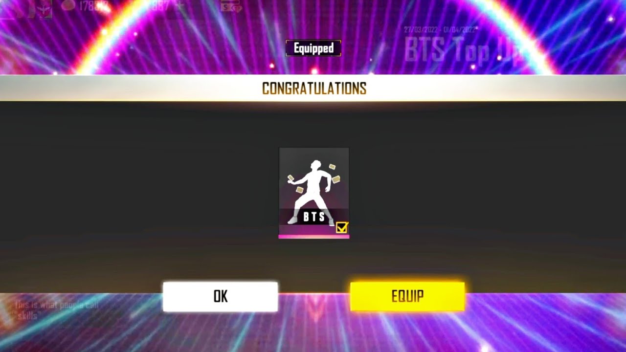 BTS TOP UP EVENT FREE FIRE 😛