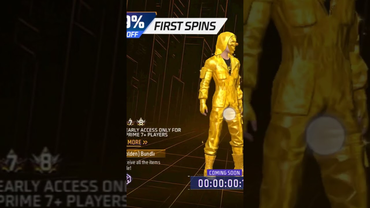 FF new event golden 🔥🔥 criminal bundle today unlock ✔️✔️ prime level 7 or 8 🔥🔥