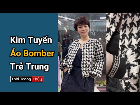 Video Vải dệt kim tuyến lấp lánh trẻ trung dễ phối đồ | Áo... - youtube
