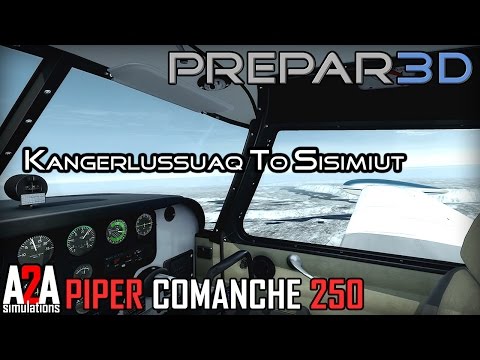 Prepar3D v3 - Around The World - 12: Kangerlussuaq (BGSF) To Sisimiut (BGSS)