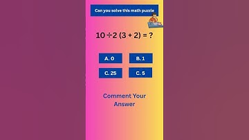 Can You Solve This Math Puzzle || Brain Test #maths#mindbendingquiz#mathematics#puzzle #viralvideo