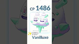 1 HP✨️Shiny Vanilluxe Destroy Grunt Badly in #pokemongo