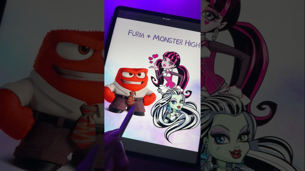 Como sería Furia de intensamente como una Monster High? 