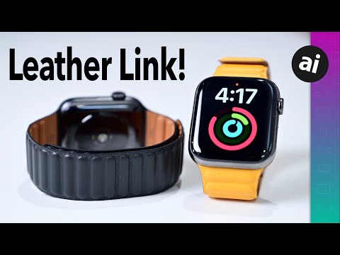 Apple Leather Link Review: My New Favorite Apple Watch Band!