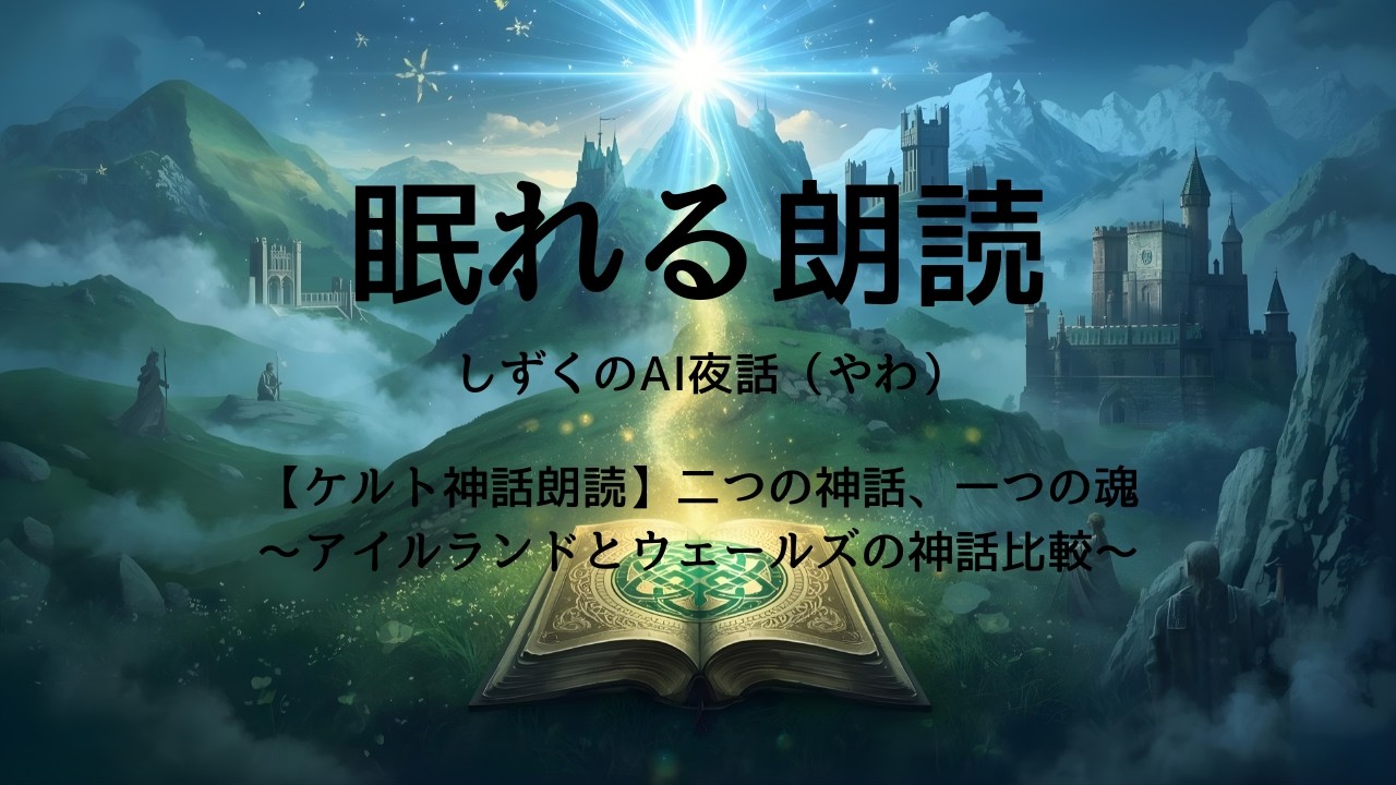 眠れる朗読【ケルト神話朗読】二つの神話、一つの魂 ～アイルランドとウェールズの神話比較～