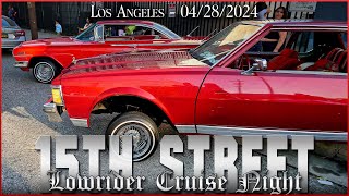 15th Street Lowrider Cruise Night 04/28/2024 Alaniz Beatz