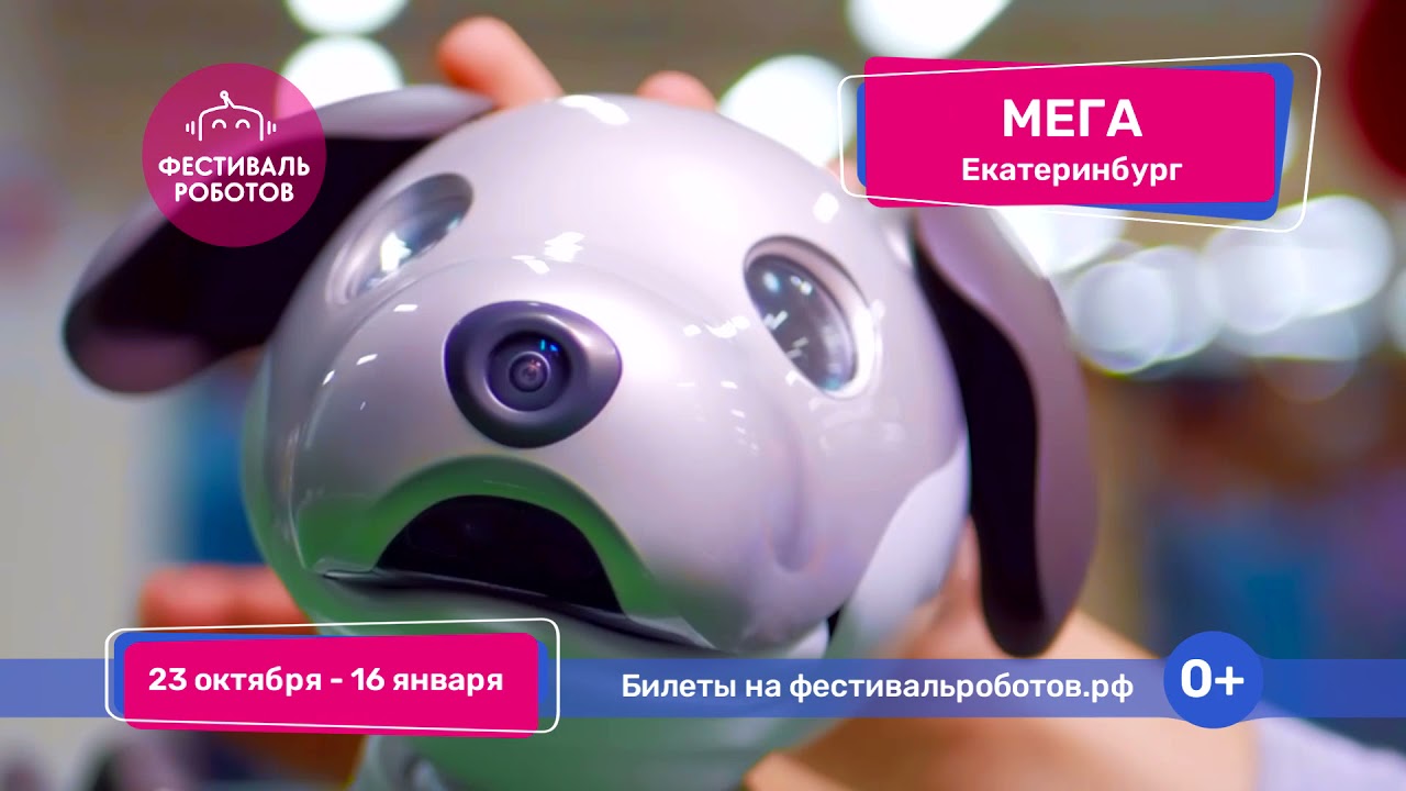Екатеринбург! Приходи на Фестиваль Роботов с 23 октября по 16 января