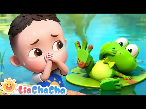 Five Little Frogs Need a Bath! 🐸 | Learn Vowels Song for Kids | LiaChaCha