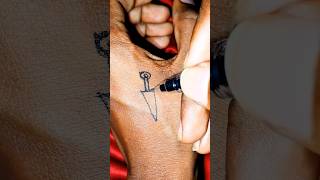 knife tattoo.                          #tattoo #art #tattooideas #tattootattooart