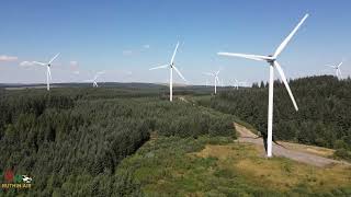 Clocaenog Forest 96 MW Wind Farm 25/08/2025 Hyperlapse
