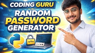 Random password generate in python language 