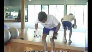 Twisting Dumbbell Row