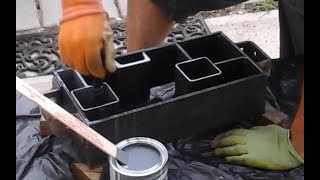 How to make Vad-Vad Interlocking Block MOLD used tube and plate steel
