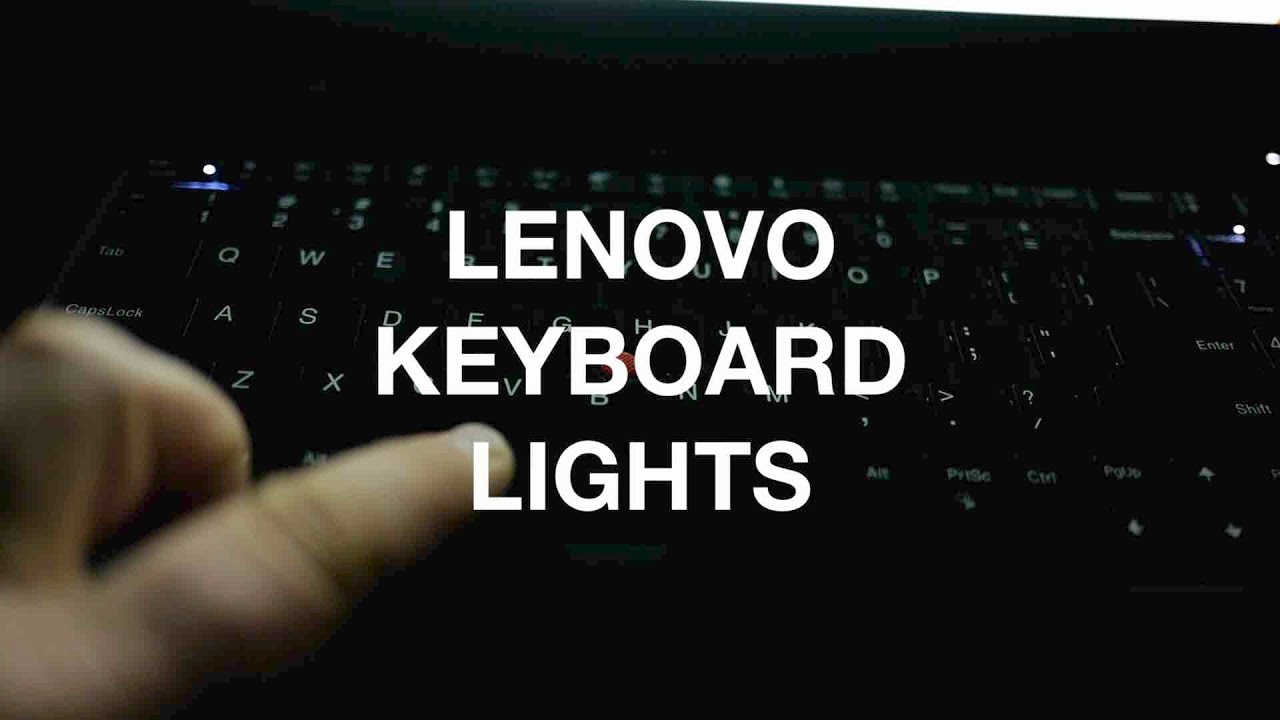 How to turn on the lights inside the keys of a keyboard - YouTube