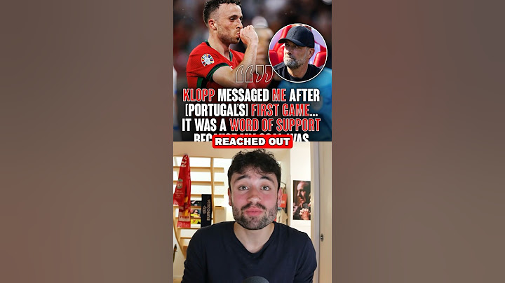 Class Act from Klopp 🥲❤️