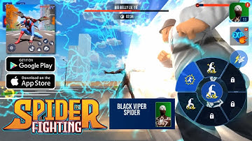 BLACK VIPER SPIDER 🔥 SPIDER FIGHTING - Gameplay walkthrough