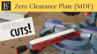 Making a Zero Clearance Insert Plate for my Miter Saw - DIY Tutorial by Legacy Craftworks 136 views 3 years ago 6 minutes, 39 seconds