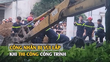 2 công nhân bị vùi lấp khi đang thi công công trình ở Cần Thơ