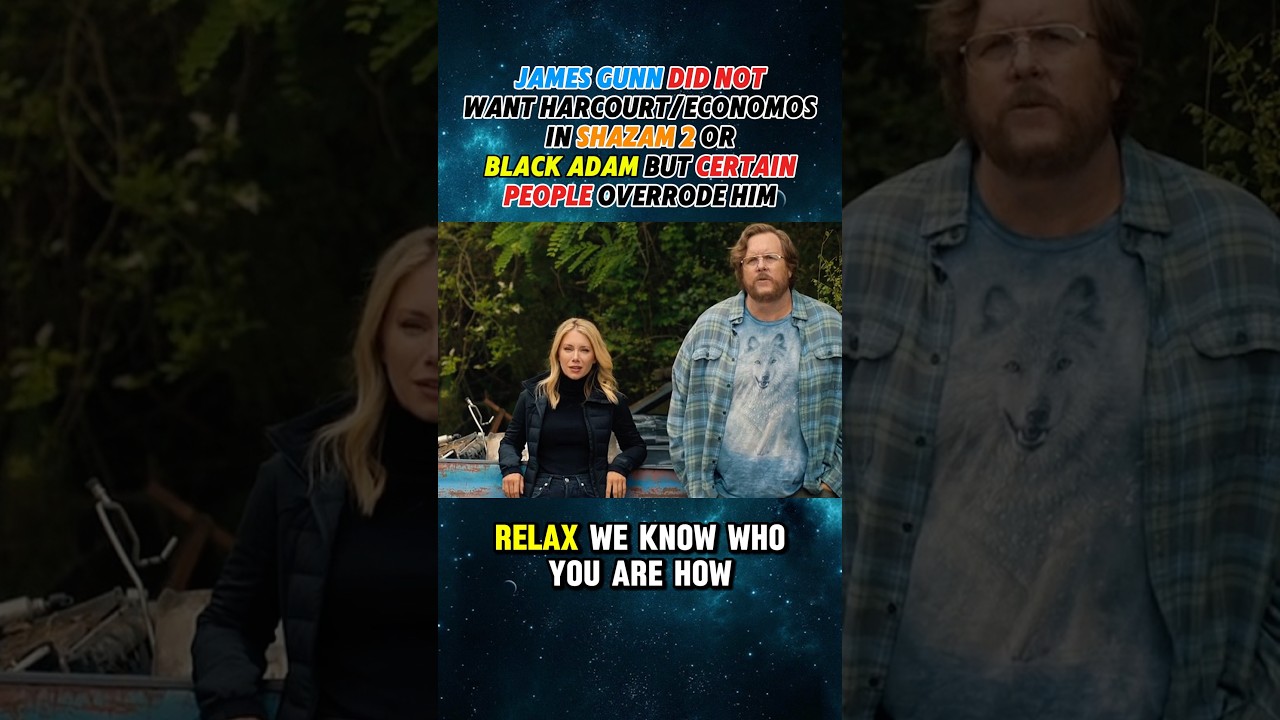 James Gunn did NOT want Harcourt or Economos in Shazam 2 Post Credit scene! DCU Peacemaker Season 2!