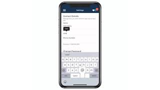 How to update your personal information from the app settings.