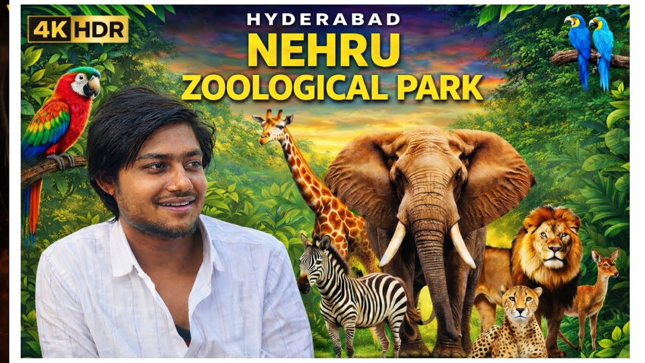Nehru Zoological Park Hyderabad 2026 🦁 | Elephant Lion Giraffe Live Experience in Hyderabad Zoo Vlog