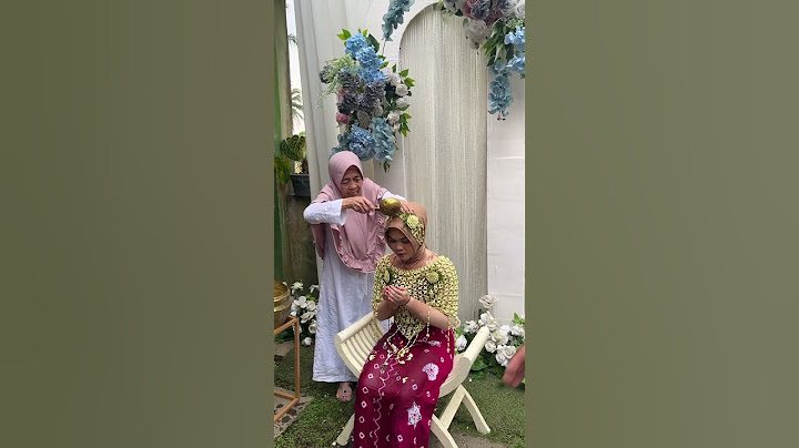 Mandi kembang calon pengantin ngaras Siraman