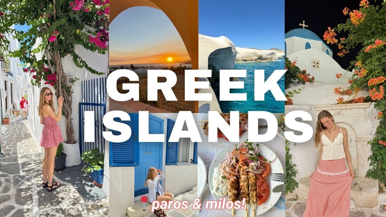 ISLAND HOPPING IN GREECE- exploring Paros & Milos; best beaches, food and shopping!