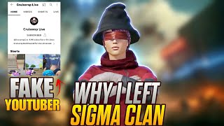 Why I left sigma clan 😡fight cruiser bot