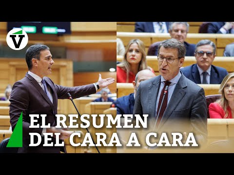 Los dardos del cara a cara entre Feijóo y Sánchez