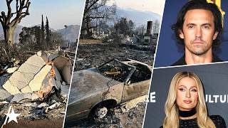 Videos Of Horrifying LA Wildfire Aftermath In Homes of Milo Ventimiglia, Paris Hilton & Other Celebs