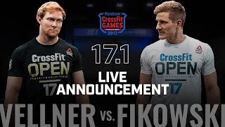 Brent Fikowski vs. Pat Vellner — CrossFit Open Announcement 17.1